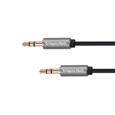 Kábel Jack 3,5mm - Jack 3,5mm, 1m Kruger&Matz Basic