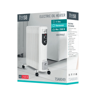 Elektrický olejový radiátor TEESA 2500W (11 rebier)