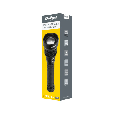 LED svietidlo ručné 20W, 1857 lm (zoom) Rebel