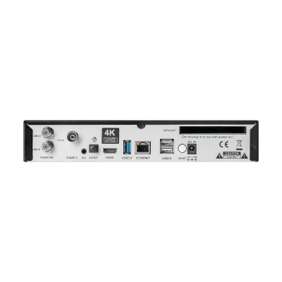 Satelitný prijímač Zgemma H7S DBS-S2X UHD H.265