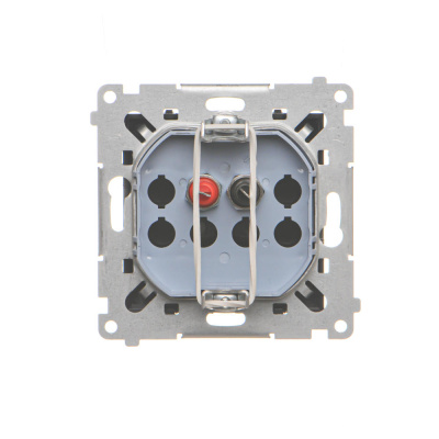Zásuvka reproduktora Simon 55 1-násobná čierna matná