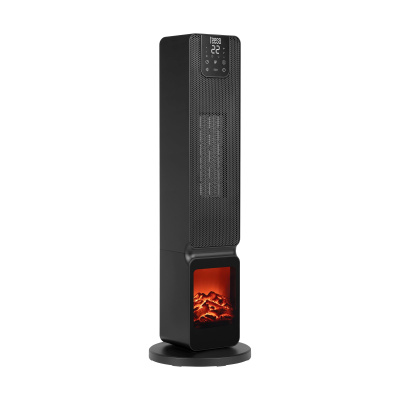 Stĺpový elektrický ohrievač PTC s imitáciou krbu TEESA 800/2000W