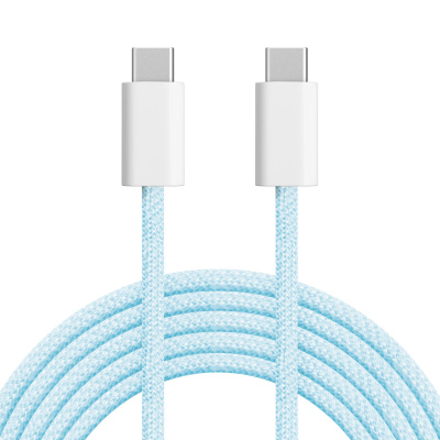 Kábel USB C - USB C  100 W  1,5m modrý Kruger&Matz Basic