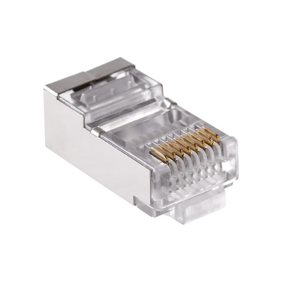 Konektor RJ45 8P8C drôt prechodový CAT.5E tienený LP