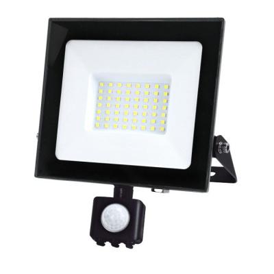 LED Reflektor 50W s detektorom pohybu 6500K IP44 KOBI