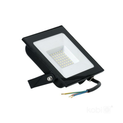 LED Reflektor 50W 6500K IP65 čierny KOBI
