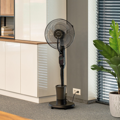 Stojanový ventilátor TEESA s rozprašovačom hmly