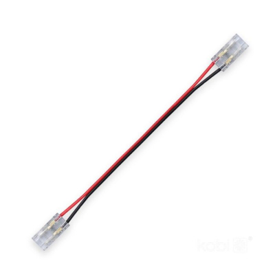 Spojka na prepojenie 8 mm COB LED pásov s káblom 10 cm Kobi
