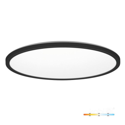 Stropné LED svietidlo NIVERA CIRCLE 32W 3CCT IP54 Premium čierne