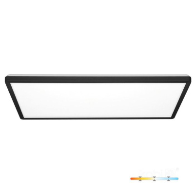 Stropné LED svietidlo NIVERA SQUARE 32W 3CCT IP54 Premium čierne
