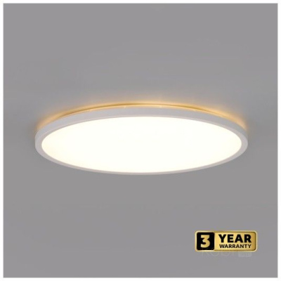 Stropné LED svietidlo NIVERA CIRCLE 12W 3CCT IP54 senzor biele