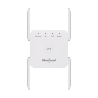 WiFi Extender-zosilňovač bezdrôtovej Wi-Fi siete 2.4/5GHz REBEL