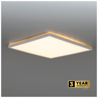 Stropné LED svietidlo NIVERA SQUARE 18W 3CCT IP54 Premium biele