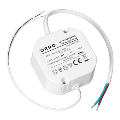 Napájací zdroj 12V do inštalačnej krabice 20W IP67
