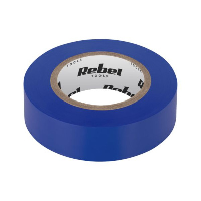 Páska izolačná REBEL (0,13mm x 19mm x 9,15m) modrá