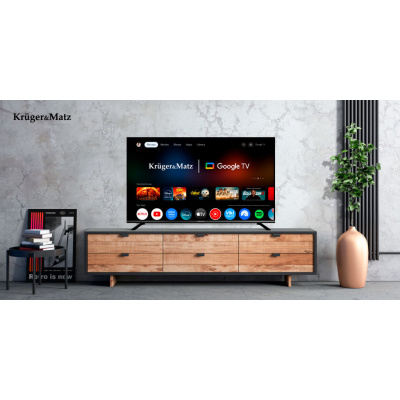 Televízor Kruger&Matz 50" UHD Google TV 5.0 DVB-T2/T/C H.265 HEV