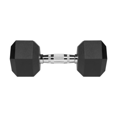 HEX činky 2x10 kg | Pogumovaná liatina