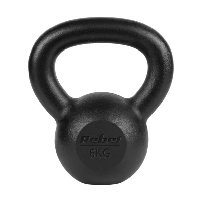 Kettlebell liatinový 6 kg | Klasická činka na posilňovanie