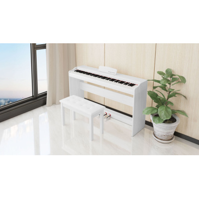 Digitálne piano Kruger&Matz KMDP-105, biela farba
