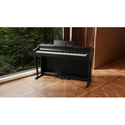 Digitálne piano Kruger&Matz KMDP-155, čierna farba