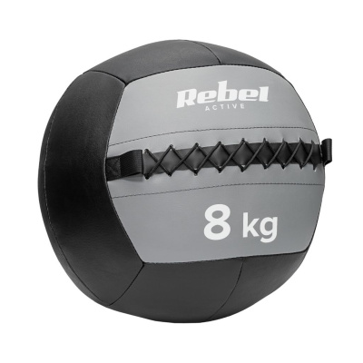 Kožený medicinbal 8 kg | Na cvičenie a fitness | 35 cm