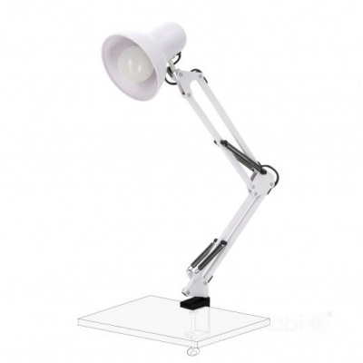 Stolná lampa AURIQ 1xE27 biela