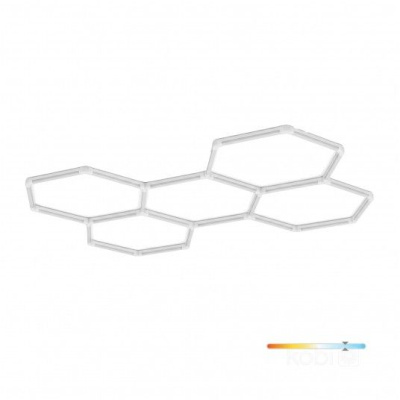 Stropné LED svietidlo HEXLINE 208x300cm 6500K Kobi
