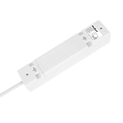 Predlžovací kábel 4 zásuvky, 3m, biely (3x1,5 mm2) REBEL