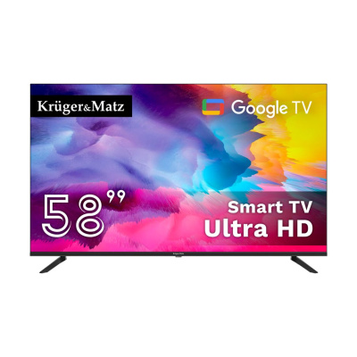 Televízor Krüger&Matz 58" UHD smart DVB-T2/S2 H.265 Hevc