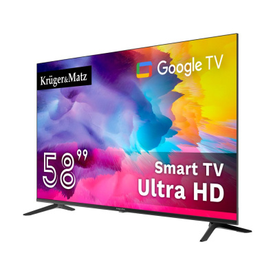 Televízor Krüger&Matz 58" UHD smart DVB-T2/S2 H.265 Hevc