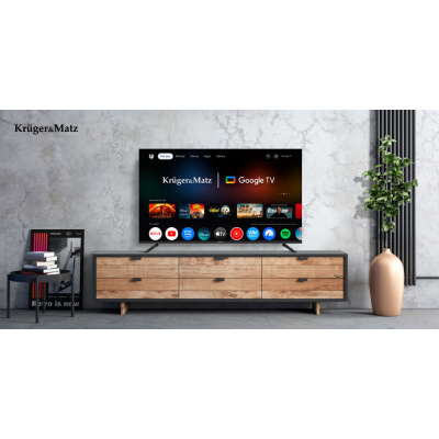 Televízor Krüger&Matz 58" UHD smart DVB-T2/S2 H.265 Hevc