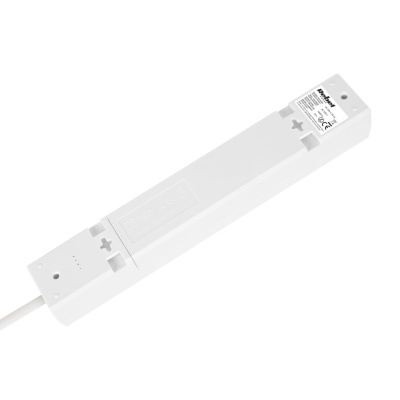 Predlžovací kábel s vypínačom 5 zásuviek, 2m, biely (3x1,5 mm2)