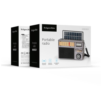 Prenosné solárne rádio Kruger&Matz KM0831