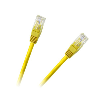 Kábel UTP 8P8C-8P8C 3m CCA žltý