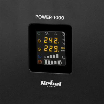 Záložný zdroj PROsinus-1000 12V 230V 1000VA/700W Rebel závesný