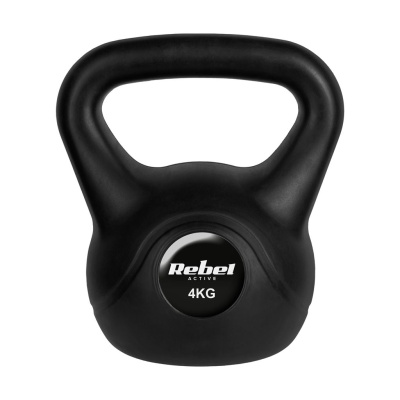 Bitúmenový kettlebell 4 kg REBEL ACTIVE