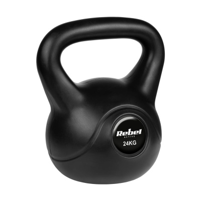 Kettlebell bitúmenový 24 kg REBEL ACTIVE