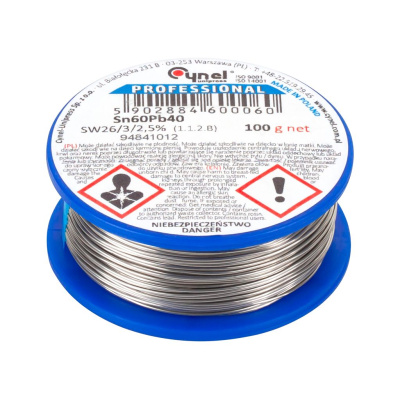 Cín 0,90 mm/100 g Sn60Pb40 CYNEL