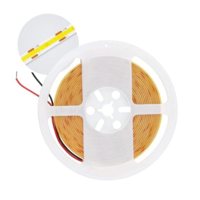 LED pás COB 3000K IP65 5m 12V 320 LED TRAMO