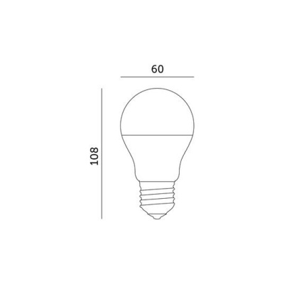 Žiarovka LED 9W, E27, 4000K, 230V, senzor pohybu