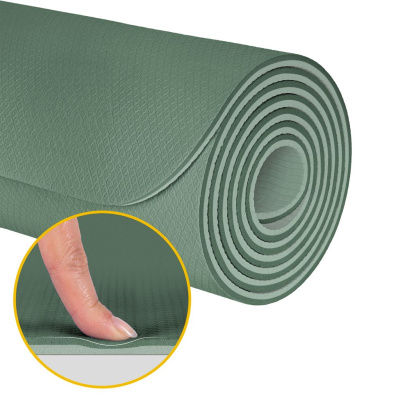 Gymnastická podložka na cvičenie jogy, pilates, fitness, 183x61