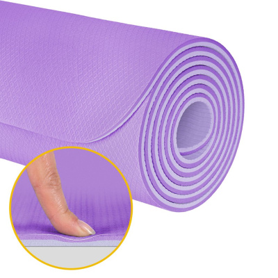 Gymnastická podložka na cvičenie jogy, pilatesu, fitness, 183x61