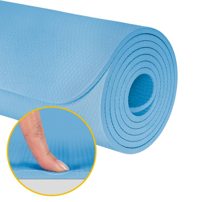 Gymnastická podložka na cvičenie jogy, pilatesu, fitnesu, 183x61