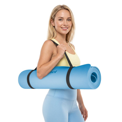 Gymnastická podložka na cvičenie jogy, pilatesu, fitnesu, 183x61