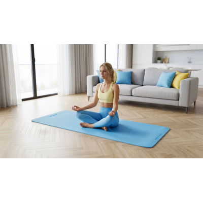 Gymnastická podložka na cvičenie jogy, pilatesu, fitnesu, 183x61
