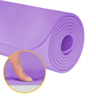 Gymnastická podložka na cvičenie jogy, pilatesu, fitnesu, 183x61