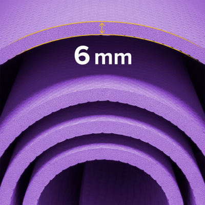Gymnastická podložka na cvičenie jogy, pilatesu, fitnesu, 183x61