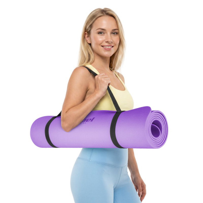 Gymnastická podložka na cvičenie jogy, pilatesu, fitnesu, 183x61