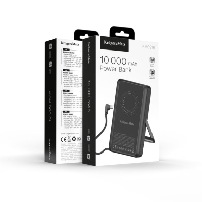PowerBank Kruger&Matz 10 000 mAh Li-ion s funkciou QC a PD