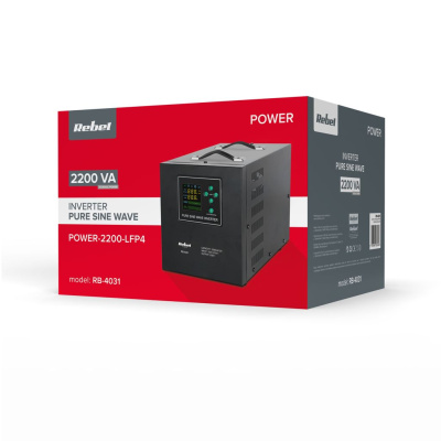 Záložný zdroj PROsinus-2200 12V 230V 2200VA/1600W Rebel